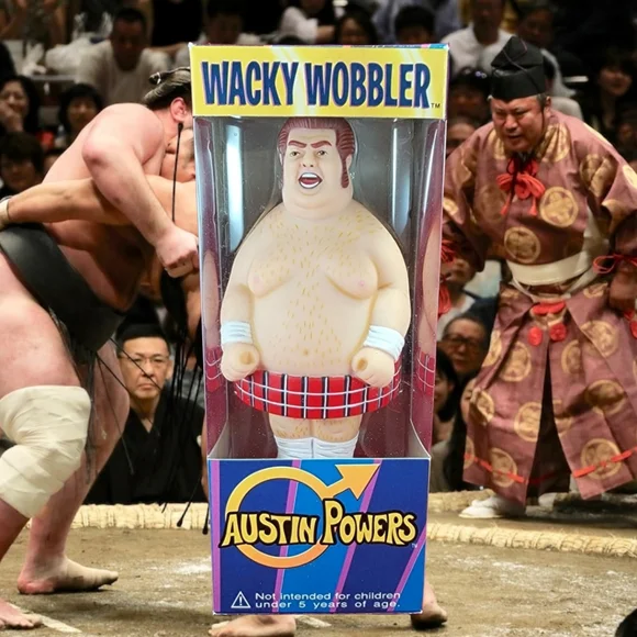 【FUNKO WACKY WOBBLER】Austin Powers 3体セット 1998 Funko Wacky Wobblers 
